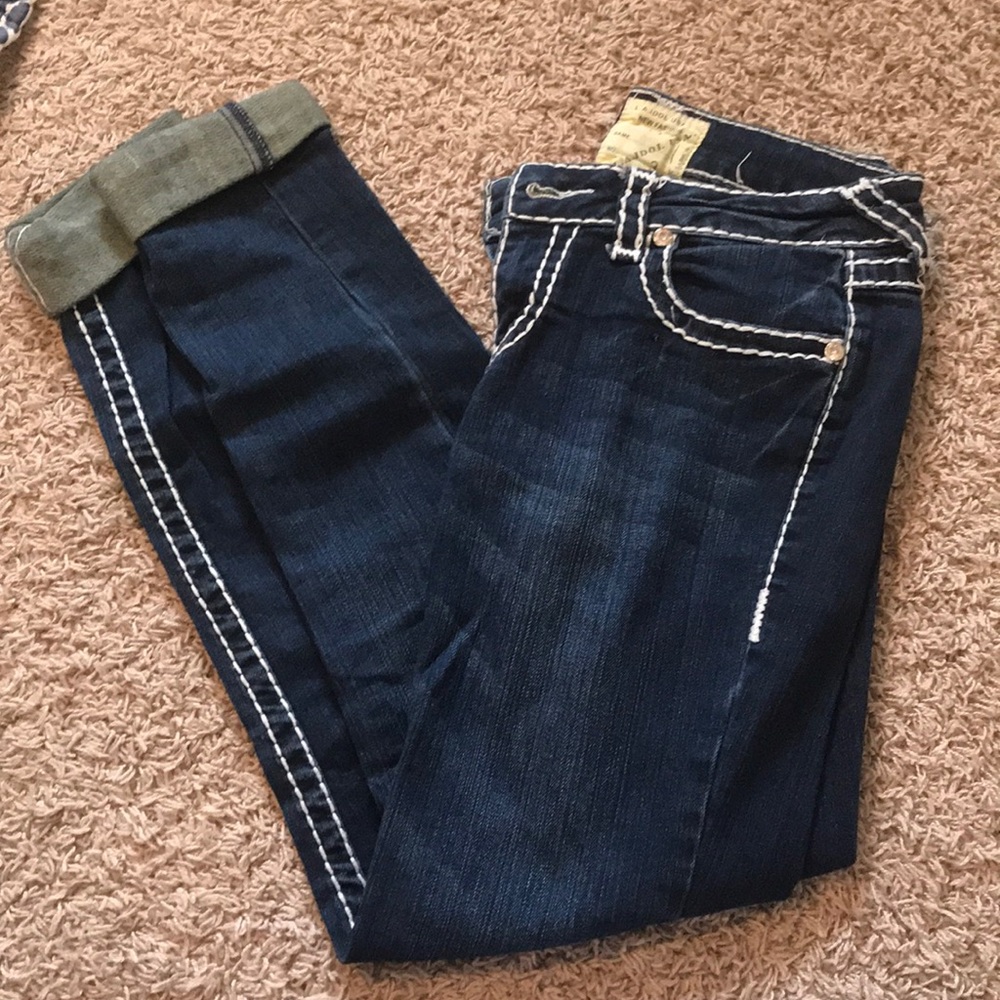 L.A. Idol USA Skinny Jeans w Rhinestones